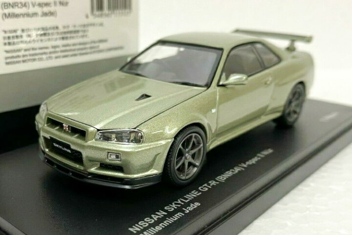 楽天市場】京商 1/43 日産 スカイライン R34 GT-R V スペック 2 ニュル  