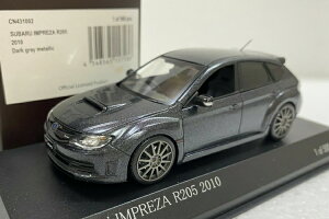  1/43 Xo CvbT WRX STI R205 2010 O[ J[l J RNVKYOSHO 1:43 SUBARU IMPREZA WRX STI R205 2010 GREY CAR-NEL J COLLECTION