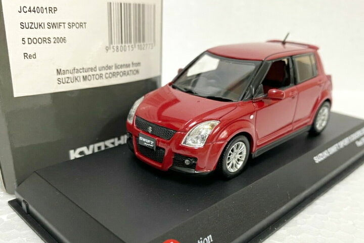 楽天市場】京商 1/43 スズキ スイフト スポーツ 2006 JDM レッド J 