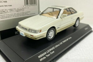  1/43 Y p[h AeB} V30 cCJ ^[{ F31 zCgKYOSHO 1:43 NISSAN LEOPARD ULTIMA V30 TWIN CAM TURBO F31 WHITE
