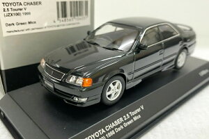 1/43 g^ `FCT[ 2.5 c[O V JZX100i1998j_[NO[KYOSHO 1:43 TOYOTA CHASER 2.5 TOURER V JZX100 (1998) DARK GREEN