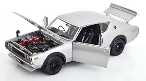 1/18 Y XJCC 2000 GT-R KPGC110 Vo[Kyosho 1:18 Nissan Skyline 2000 GT-R KPGC110 silver