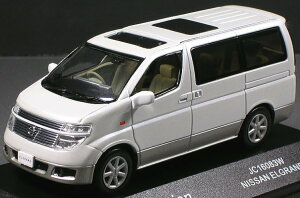  1/43 Y GOh zCg J RNVKYOSHO 1:43 NISSAN ELGRAND WHITE J COLLECTION