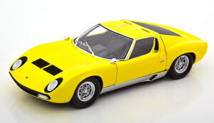  1/18 {M[j ~E P400 SV 1970 CG[ Vo[ JKyosho 1:18 Lamborghini Miura P400 SV 1970 yellow silver