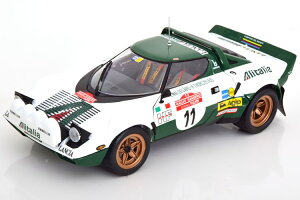  1/18 `A XggX HF iCgo[W #1 D [T 1975 A^A Waldegard/Thorszelius JKyosho 1:18 Lancia Stratos HF Night Version #1 Winner Rally San Remo 1975 Alitalia Waldegard/Thorszelius