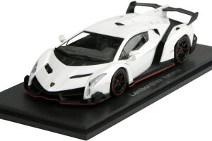  1/43 {M[j Fl[m 2013 zCg^bNKyosho 1:43 Lamborghini Veneno 2013 WHITE MET