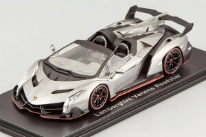  1/43 {M[j Fl[m [hX^[ XpC_[ 2013 O[^bNKyosho 1:43 Lamborghini Veneno ROADSTER SPIDER 2013 GREY MET