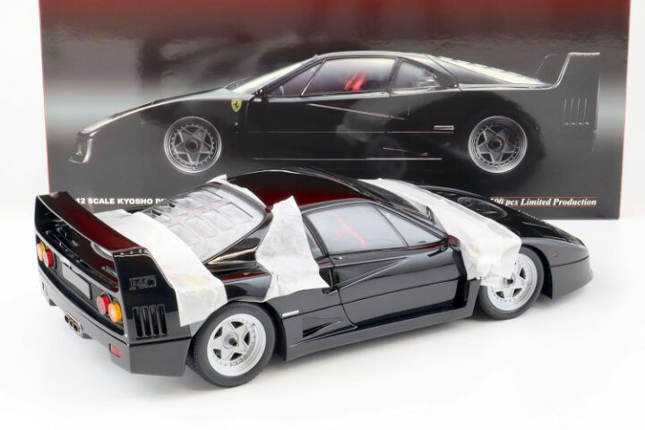 楽天市場】京商 1/12 フェラーリ F40 ブラック ダイキャスト KYOSHO 1 