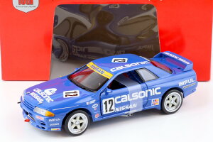  1/18 Y XJCC GT-R (R32) #12 J\jbN 1990 u[KYOSHO 1:18 NISSAN Skyline GT-R (R32) #12 Calsonic 1990 blue