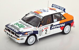  1/18 `A f^ HF CeO[ GH][l 2 c[EhERX1993 Repsol Moya/Sainz JKYOSHO 1:18 LANCIA DELTA HF INTEGRALE EVOLUZIONE No 2 Tour de Corse 1993 Repsol Moya/Sainz