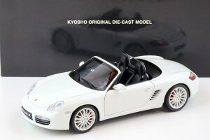  1/18 |VF {NX^[ S (987) zCg JKYOSHO 1:18 Porsche Boxster S (987) white
