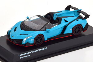  1/64 {M[j Fl[m [hX^[ 2013-2015 ^[RCYKyosho 1:64 Lamborghini Veneno Roadster 2013-2015 turquoise