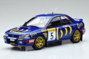  1/18 Xo CvbT 555 #5 D [ eJ 1995 JKyosho 1:18 Subaru Impreza 555 #5 Winner Rallye Monte Carlo 1995 Sainz, Moya