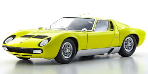  1/18 {M[j ~E P400SV CG[/Vo[ JKYOSHO 1:18 LAMBORGHINI Miura P400SV Yellow/Silver