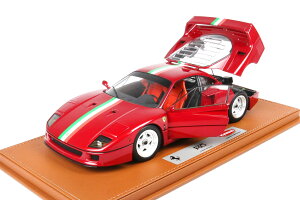  / BBR 1/18 tF[ F40 bh^bN with Tricolore 78 JKyosho/ BBR 1:18 Ferrari F40 red metallic with Tricolore limitation 78 pcs