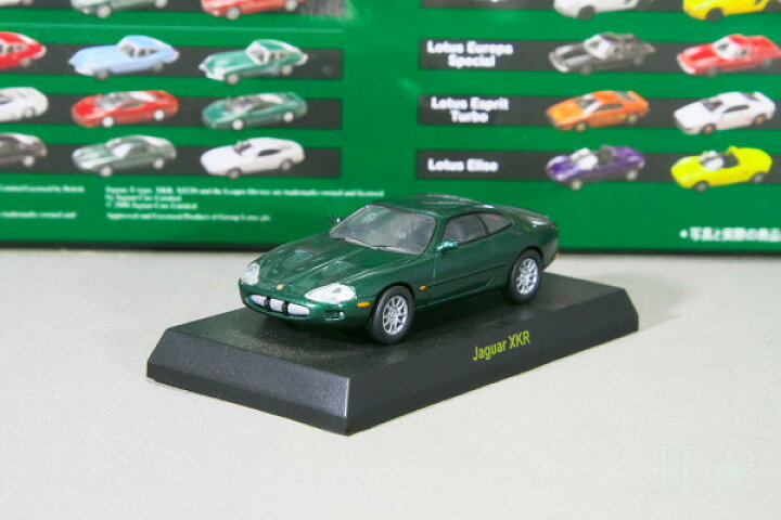楽天市場】＜中古品＞京商 1/64 ジャガー XKR グリーン ブリティッシュ 