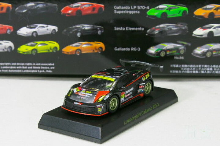 楽天市場】＜中古品＞京商 1/64 ランボルギーニ ガヤルド RG-3 #88 