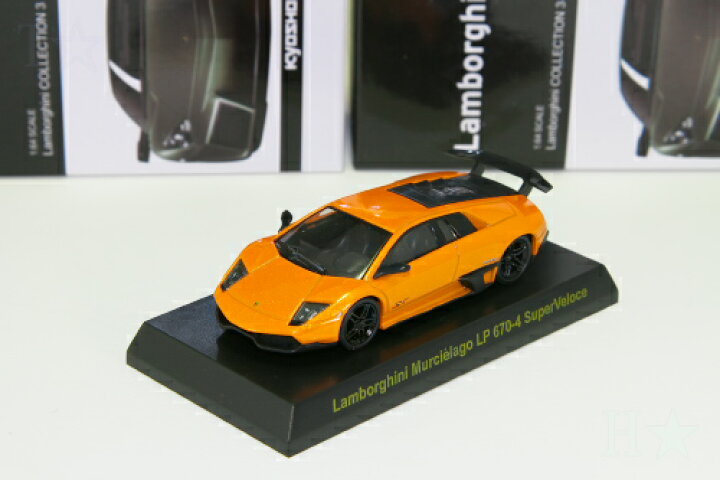 楽天市場】＜中古品＞京商 1/64 ランボルギーニ ムルシエラゴ LP 670-4 