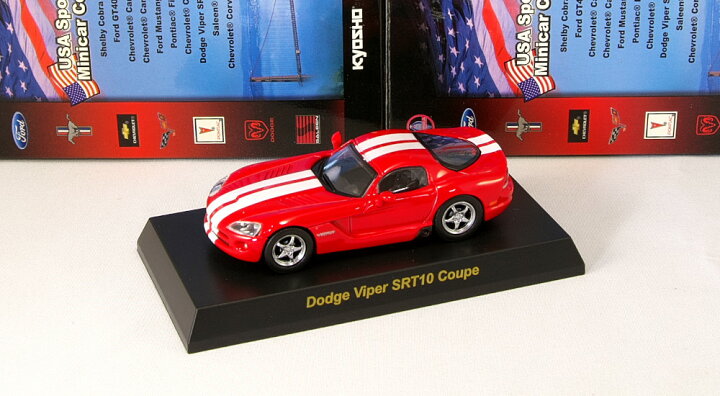 楽天市場】＜中古品＞京商 1/64 ダッジ バイパー SRT10 クーペ レッド 