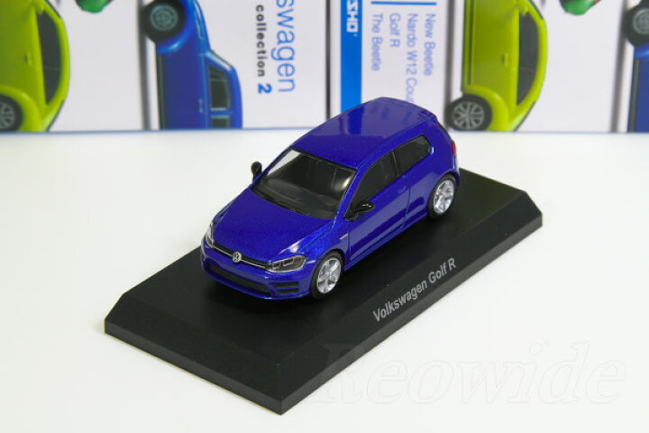 楽天市場】＜中古品＞京商 1/64 フォルクスワーゲン ゴルフ R ブルー 