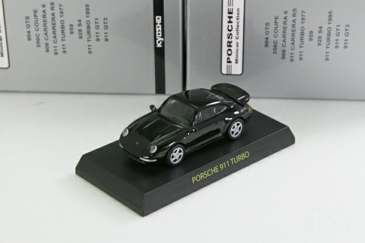 楽天市場】＜中古品＞京商 1/64 ポルシェ 911 ターボ ブラック 