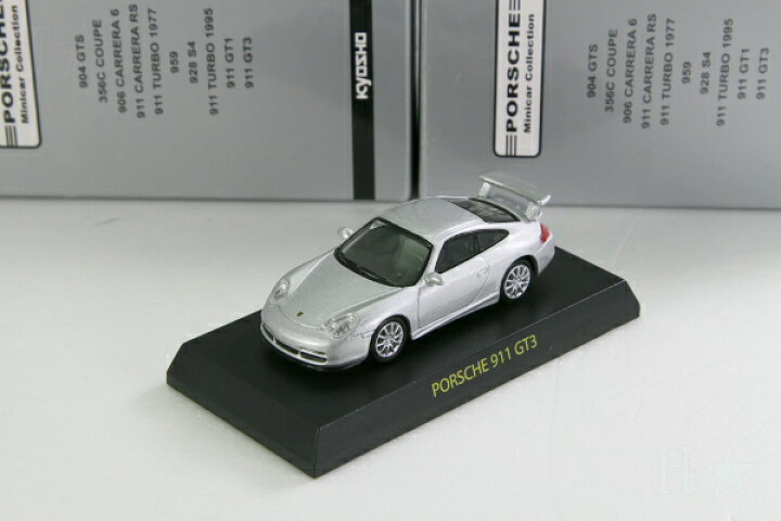 楽天市場】＜中古品＞京商 1/64 ポルシェ 911 GT3 シルバー ポルシェ1 
