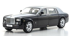  1/18 [XCX t@g EWB W 2012 ubN/Vo[ J KYOSHO 1/18 ROLLS ROYCE PHANTOM EWB LIMOUSINE 2012 BLACK SILVER