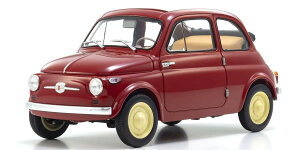  1/18 tBAbg 500 D JuI I[v 1960 b\R[ bh JKyosho 1:18 Fiat 500 D CABRIOLET OPEN 1960 ROSSO CORALLO RED