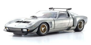 GTXsbg 1/12 {M[j ~E SVR 1970 Vo[ 50 JKYOSHO 1/12 LAMBORGHINI MIURA SVR 1970 silver LIMITED 50
