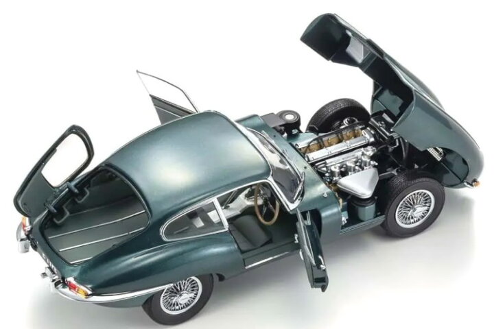 楽天市場】京商 1/18 ジャガー Eタイプ クーペ MK1 RHD 1961 ダーク 