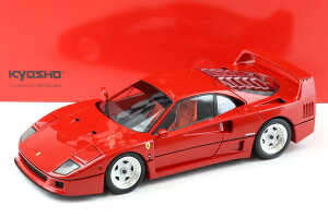  1/18 tF[ F40 N[y 1987 bh JKyosho 1:18 Ferrari F40 Coupe 1987 red