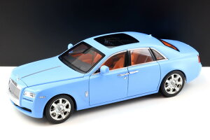  1/18 [XCX S[Xg 2011 }bgCgu[ JKyosho 1:18 Rolls Royce Ghost 2011 matt light blue