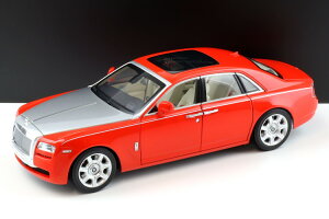  1/18 [XCX S[Xg 2011 bh/Vo[ JKyosho 1:18 Rolls Royce Ghost 2011 red/silver