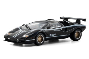  1/18 {M[j JE^bN LP500R ubN zCg JKYOSHO 1:18 Lamborghini Countach LP500R black white