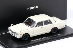  1/43 Y XJCC 2000GT-R 1969 PGC10 4hA ChzC[ GWt zCg JKyosho 1/43 Nissan Skyline 2000GT-R 1969 PGC10 4 doors Wide wheel rim with engine White