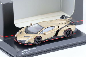  1/64 {M[j Fl[m N[y S[hbhCKyosho 1:64 Lamborghini Veneno Coupe gold red Line