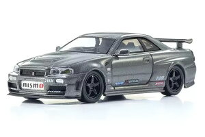  1/64 Y XJCC GT-R BNR34 N[y CNRo[W 2000 O[ Cg_VXetKyosho 1:64 NISSAN SKYLINE GT-R BNR34 COUPE CNR VERSION 2000 GREY WITH LIGHTING SYSTEM