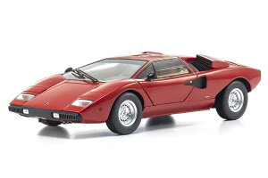  1/18 {M[j JE^bN LP400 bh JKyosho 1:18 Lamborghini Countach LP400 Red