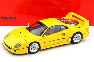 ���� 1/18 �t�F���[�� F40 �N�[�y 1987 �C�G���[ �J��Kyosho 1:18 Ferrari F40 Coupe 1987 yellow