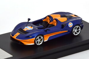 LCD Models 1/64 �}�N���[���� �G���o �K���t �u���[���^���b�N/�I�����WLCD MODELS 1:64 McLaren Elva Gulf bluemetallic orange