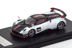 LCD Models 1/64 pK[j EAC [hX^[ BC Vo[J[{LCD MODELS 1:64 Pagani Huayra Roadster BC silver carbon