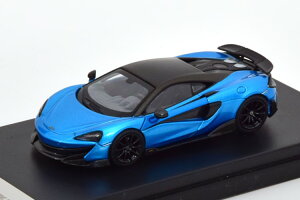 LCD Models 1/64 }N[ 600LT Cgu[^bNLCD MODELS 1:64 McLaren 600LT lightblue-metallic