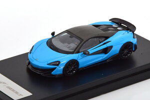 LCD Models 1/64 }N[ 600LT Cgu[^bNLCD MODELS 1:64 McLaren 600LT lightblue-metallic