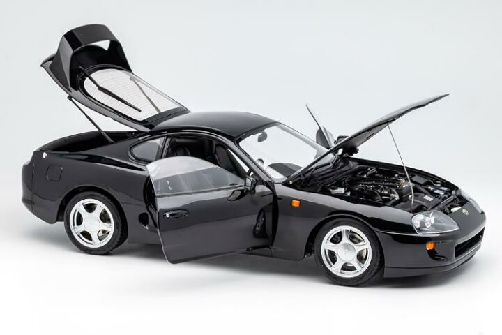 楽天市場】LCD Models 1/18 トヨタ スープラ A80-ブラック 開閉LCD 