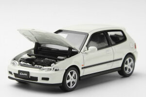 LCD Models 1/64 ホンダ シビック SiR 2 (EG6) ホワイト 開閉 LCD Models 1:64 Honda CIVIC SiR II (EG6) White