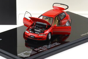 LCDfY 1/43 z_ VrbN SiR 2 EG6 VTEC 1993 bh JLCD Models 1:43 Honda Civic SiR II EG6 VTEC 1993 red