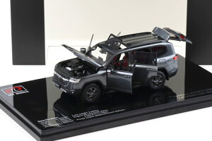 LCDfY 1/43 g^ hN[U[ LC300 GR X|[c O[^bN JLCD Models 1:43 Toyota Land Cruiser LC300 GR Sport grey metallic