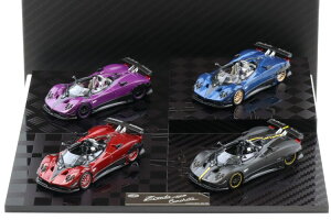 LCD���f�� 1/64 �p�K�[�j �]���_ HP �o���P�b�^ 4�� �J�[�{���Z�b�g 699�����LCD MODELS 1:64 Pagani Zonda HP Barchetta 4-Car Carbon Set Limited 699 pcs