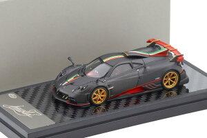 LCD���f�� 1/64 �p�K�[�j �C���� �N�[�y �}�b�g�u���b�N �J�[�{�� �C�^���A���t���b�OLCD Models 1:64 Pagani Imola Coupe Matt Black Carbon Italian Flag