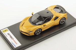 bNX}[g 1/43 tF[ SF90 Xg_[ nCubg 1000hp 2019 WAb eJ CG[Looksmart 1:43 Ferrari SF90 STRADALE HYBRID 1000hp 2019 GIALLO MONTECARLO YELLOW MET